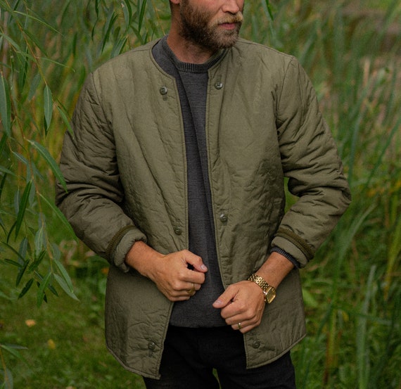 Vintage Military Green Liner Jacket