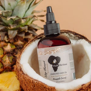 HairDiction: Edge Obsessed Pineapple Coconut Hair Growth Oil