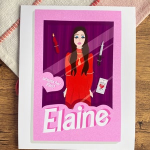 Impression de poupée Elaine rétro - La sorcière de l'amour Impression artistique