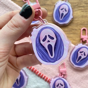 Ghost Acrylic Keychain - Horror Keychain