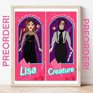 Lisa Frankenstein Doll Print