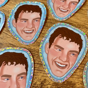 Stu Macher Glitter Waterproof Sticker