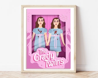 The Grady Twins Horror Doll Print