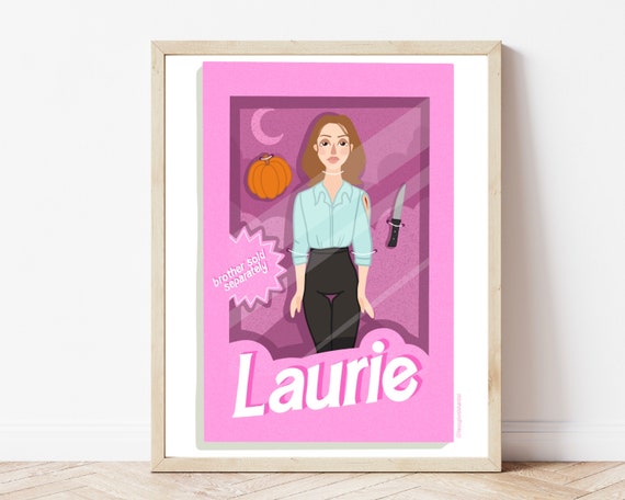 Retro Laurie Strode Doll Print - Art Print
