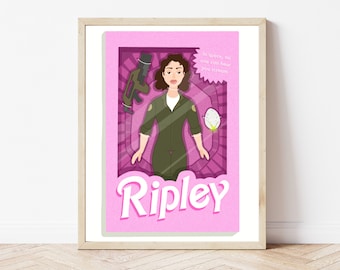 Ripley Doll Art Print - Alien