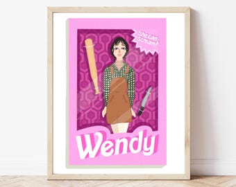 Retro Wendy Torrance Doll Print - The Shining Art Print