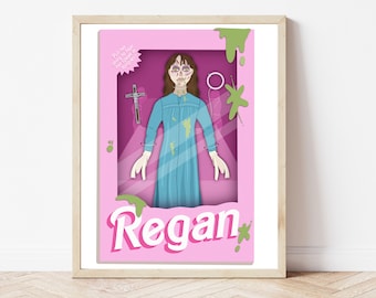 Regan Horror Doll Print