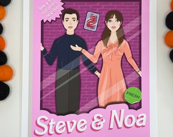 Steve and Noa Horror Doll Print