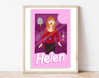 Helen Doll Art Print - Death Becomes Her