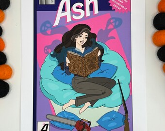 Ash Williams Doll Magazine Print