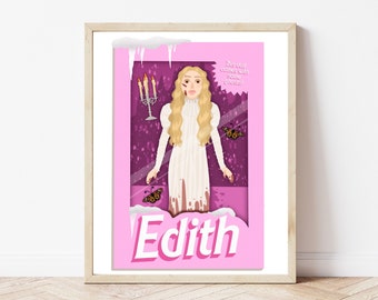 Edith Cushing Horror Doll Print