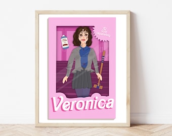 Veronica Horror Doll Print