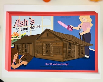 Ash's Dreamhouse Horror Doll Print