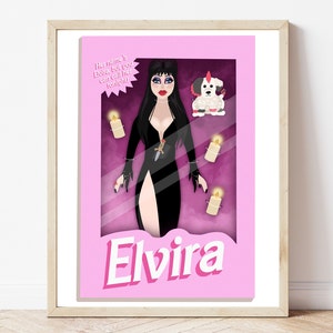 Elvira Doll Art Print