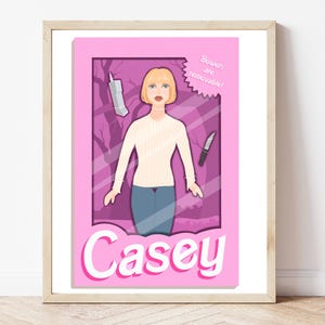 Casey Becker Retro Doll Art Print