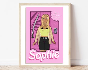 Sophie Bodies Bodies Bodies Horror Doll Print