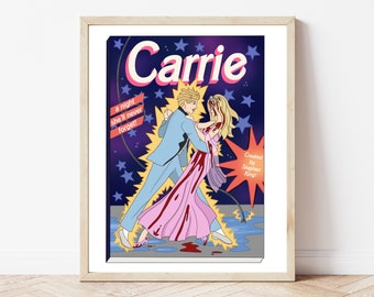 Carrie Retro Doll Magazine Art Print