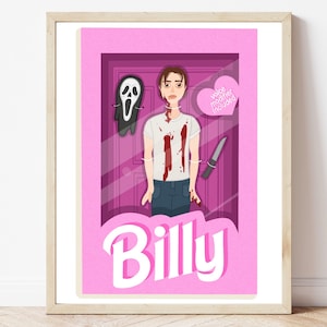 Retro Billy Loomis Doll Print - Art Print