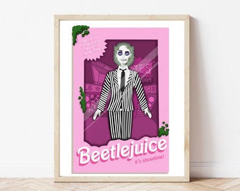 Beetlejuice Doll Print