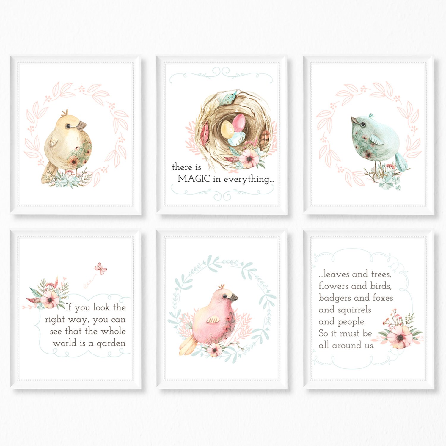 Secret Garden Theme Nursery Print Digital JPEG Files. Secret | Etsy