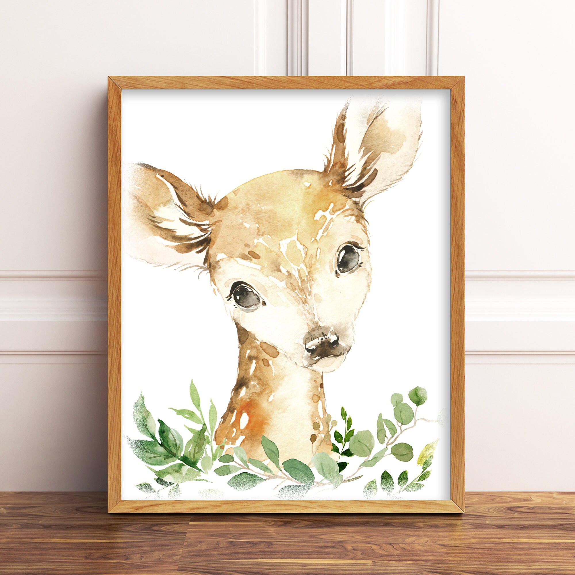 Boy Woodland Nursery Prints Printable Woodland Nursery Decor | Etsy