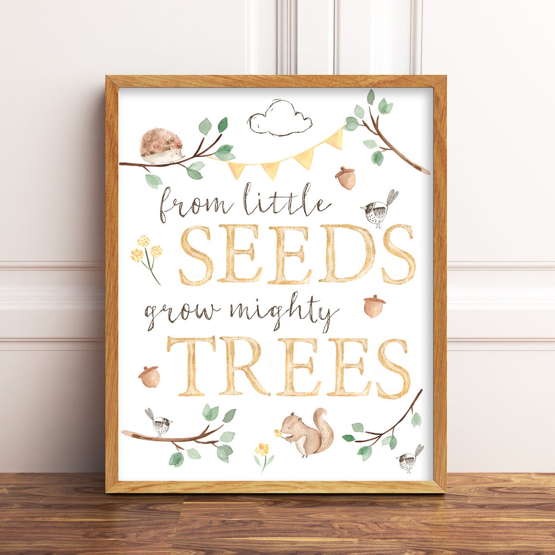 From Little Seeds Grow Mighty Trees Printable Art. Little Seeds Quote ...