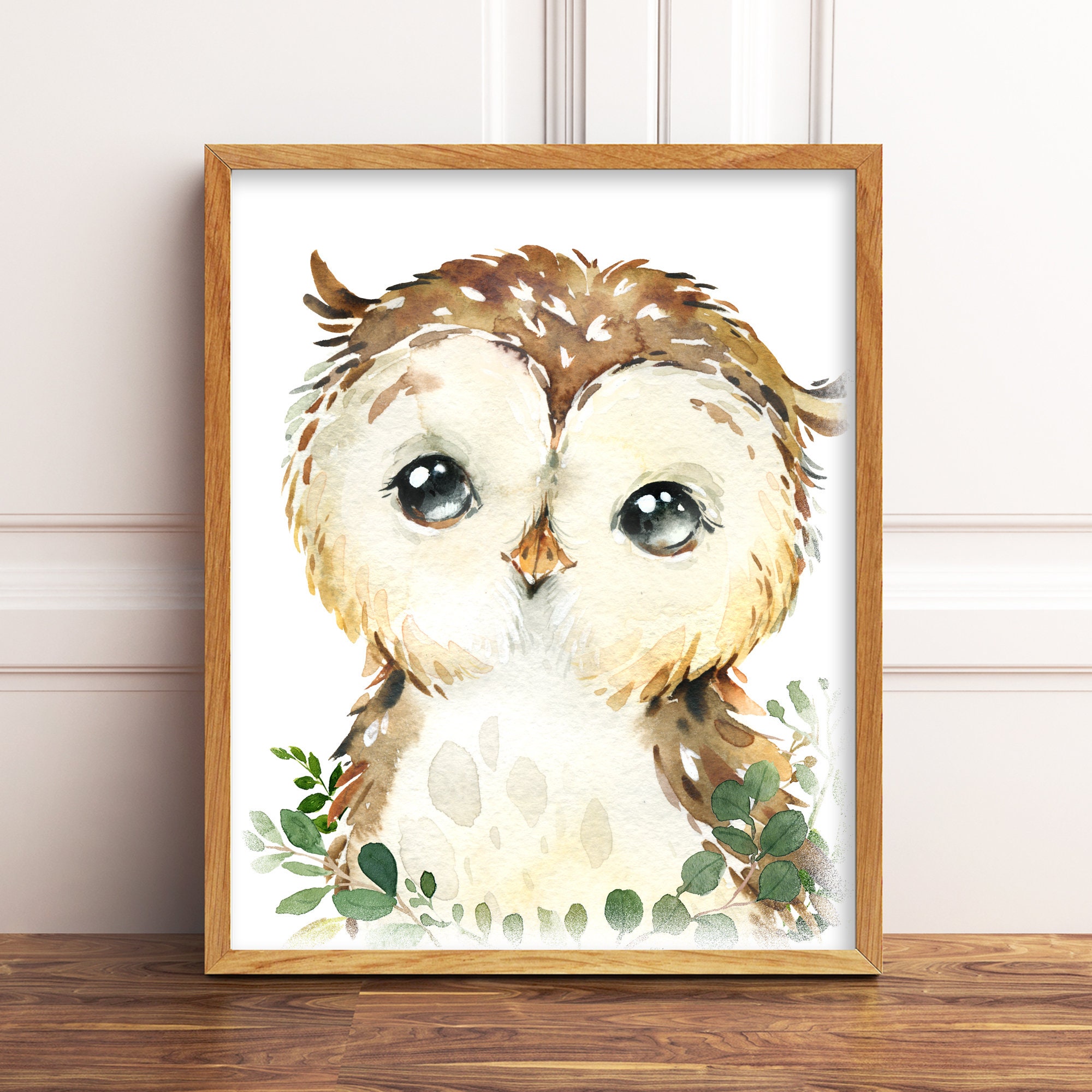 Boy Woodland Nursery Prints Printable Woodland Nursery Decor | Etsy