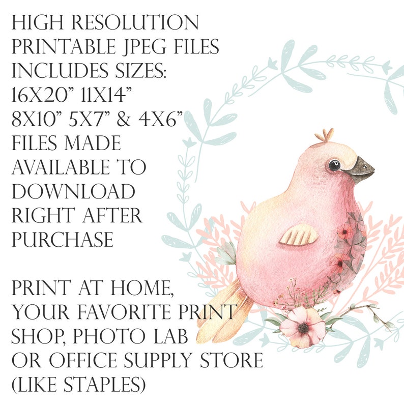 Secret Garden Theme Nursery Print Digital JPEG Files. Secret - Etsy
