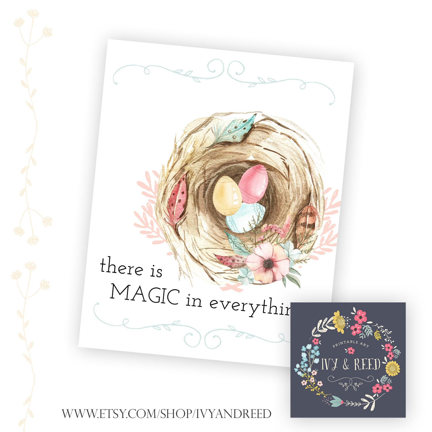 Secret Garden Theme Nursery Print Digital JPEG Files. Secret | Etsy