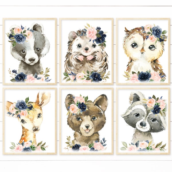 Pink Navy Nursery - Etsy