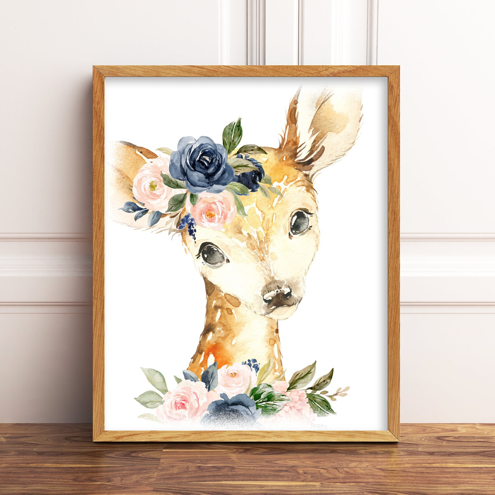 Printable Deer Nursery Art 8x10 Inch. Etsy