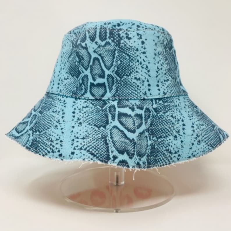 Kiss /& Snakeskin Riviera 1970 Sun Hat