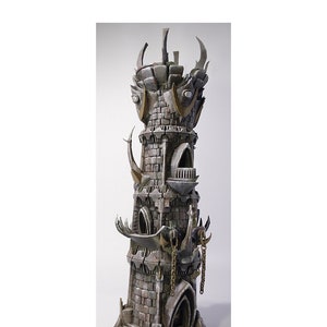 dnd Claw Tower Medieval Castle Warlock Necromancer Dark Wizard Tabletop Scatter Terrain Dungeons and Dragons Wargaming Pathfinder RPG Games