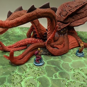 dnd KRAKEN Tabletop Terrain Underwater Sea Creature Miniature RPG  D&D Dungeons and Dragons Wargaming RPg Games