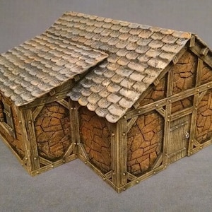 dnd General Store Village Tabletop Terrain Miniature RPG  D&D Dungeons and Dragons Wargaming RPG Games