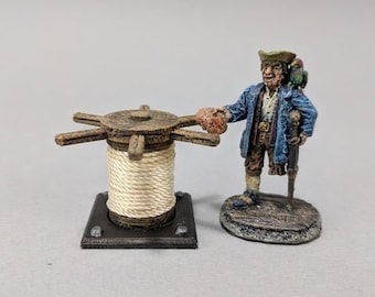 dnd  Drawbridge Crank Tabletop Terrain Miniature RPG  D&D Dungeons and Dragons