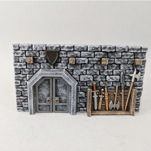 dnd Market Trade Shop Village Building Facade Weapons Grocery Apothecary Tabletop Scatter TerrainRPG Pathfinder D&D Dungeons and Dragons