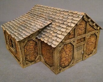 dnd General Store Village Tabletop Terrain Miniature RPG  D&D Dungeons and Dragons Wargaming RPG Games