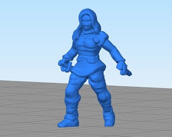 dnd Outlaw Female Hero Tabletop Wargaming RPG Pathfinder D&D Dungeons and Dragons | 28mm Miniature Resin
