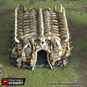 Tribal House  Jungle Tribal Lost Tribes Tabletop Scatter Terrain RPG  D&D Dungeons and Dragons