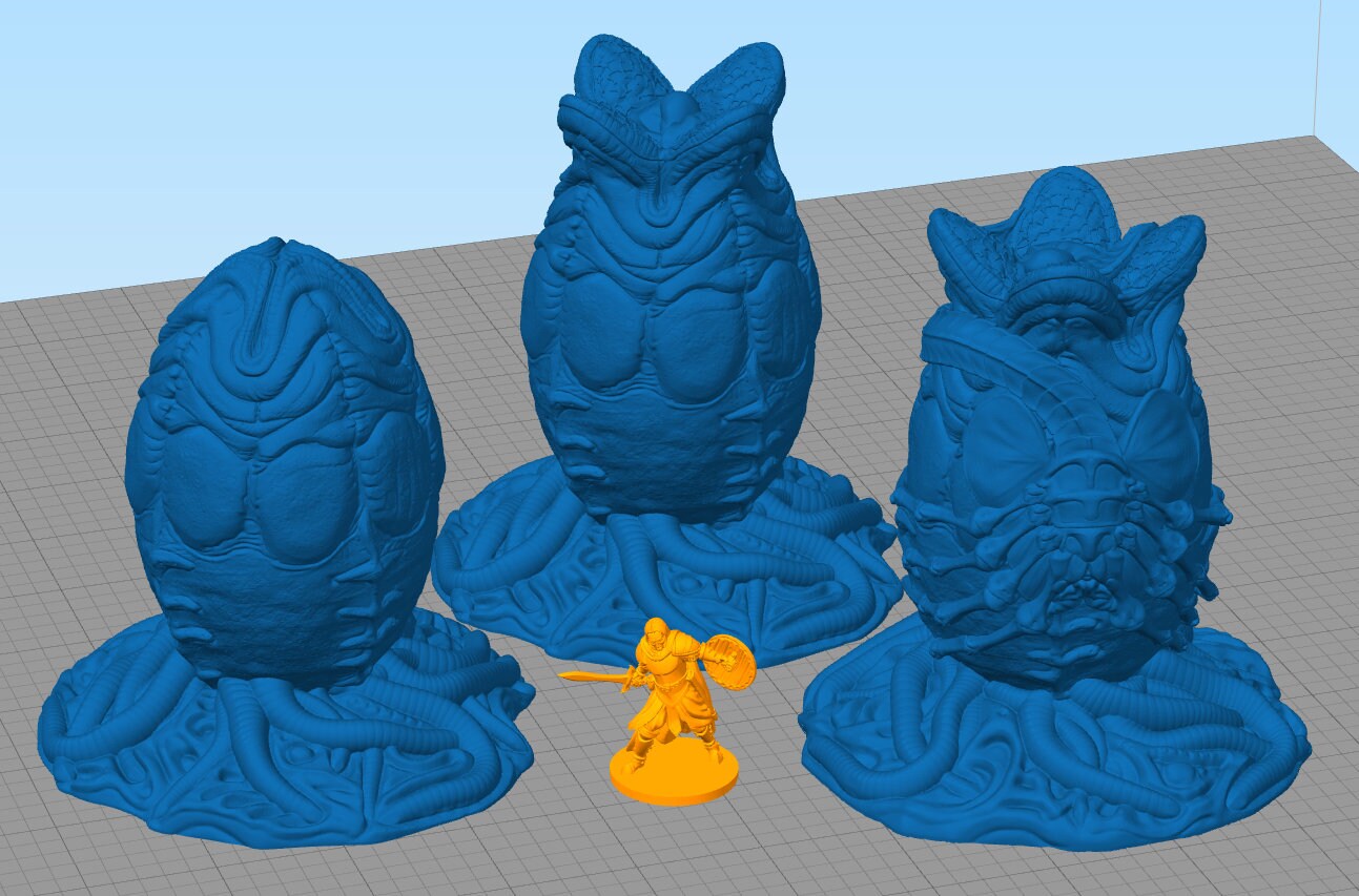 Dnd Scifi Alien Spawn Pods Eggs Hive Queen Eggs Facehugger Etsy
