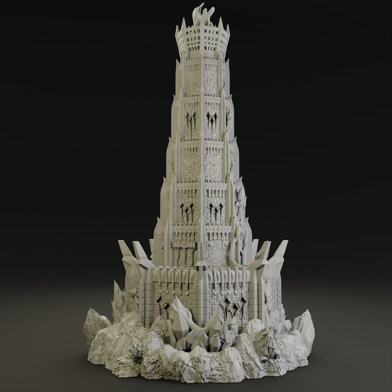 Tabletop Hellscape Dnd Dark Tower Necromancer Wizard Hellscape Scatter Village Tabletop ...