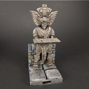 dnd Statue with Secret Door Hidden Room Entrance Temple Treasure Tabletop Scatter Terrain RPG Pathfinder D&D Dungeons and Dragons