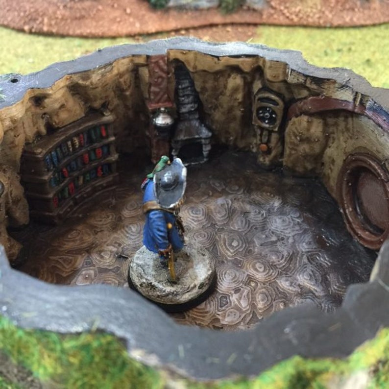 Dnd Halfling Hole Hobbit Home Fantasy Tabletop Scatter Terrain - Etsy