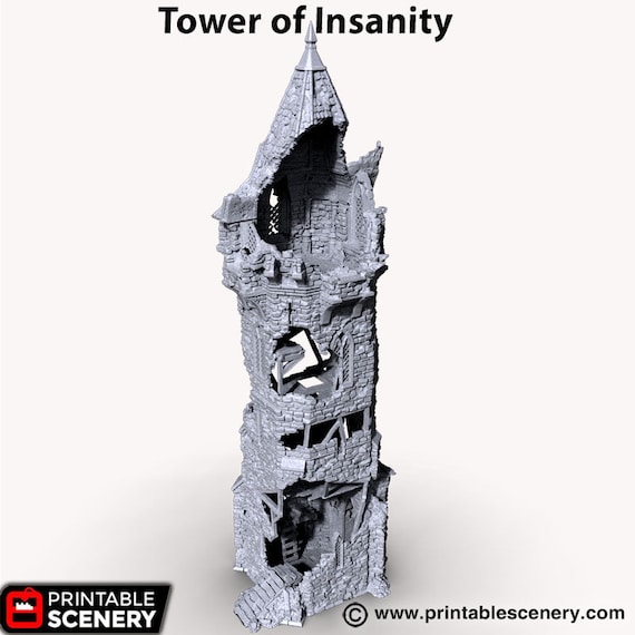 Dnd Tower of Insanity Arcanist Wizard Ruins Shadow Fey Tabletop