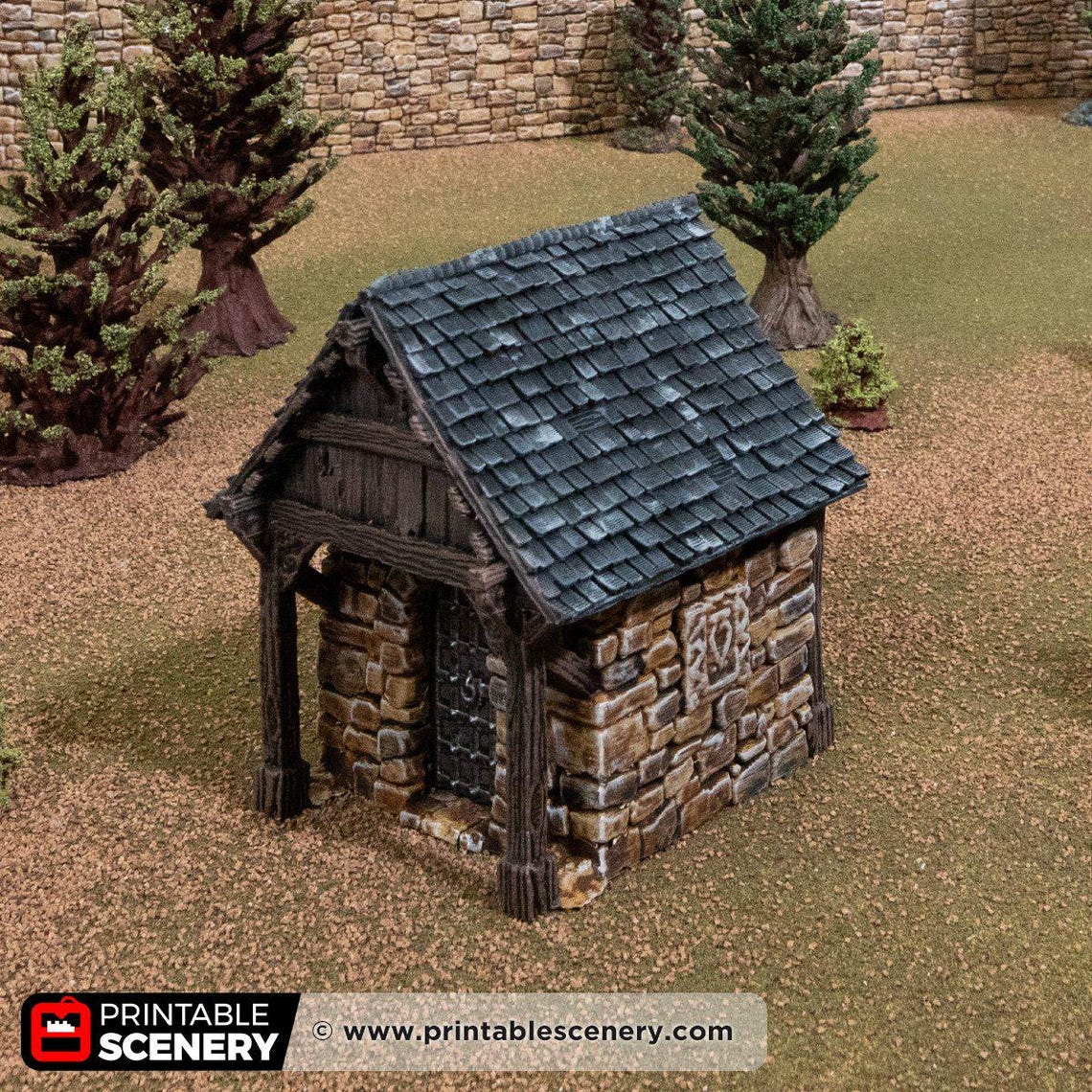 Dnd Outside Vault Scriptorium Manuscript Records Vault Medieval Village ...