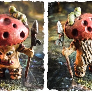 dnd Killer Mushroom Warrior Mycondid Resin Fantasy Forest Wargaming Miniature RPG Games Pathfinder  D&D Dungeons and Dragons