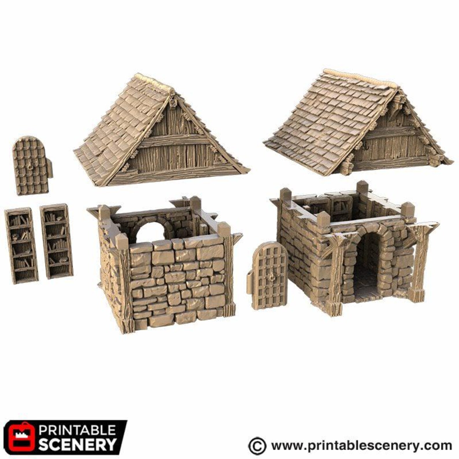 Dnd Outside Vault Scriptorium Manuscript Records Vault Medieval Village ...