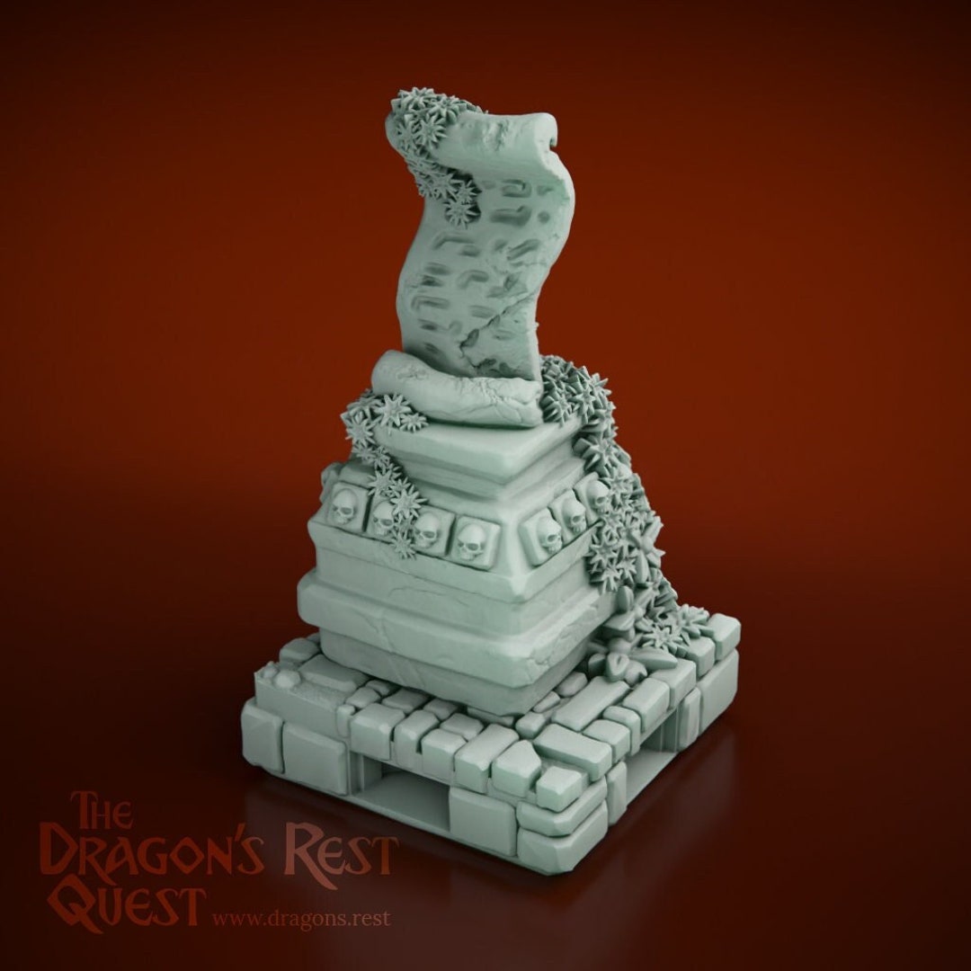 Dnd Scroll Plinth Arcane Scrolls Forbidden Knowledge Ghoulberg Dragon's ...