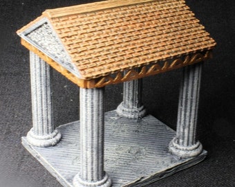 dnd Shrine Greek Roman Architecture  Ancient Temple Altar Miniature RPG Tabletop Scatter Terrain D&D Dungeons and Dragons